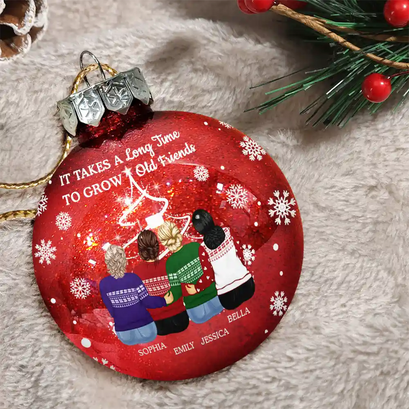 Grow An Old Friend - Personalized Ball Ornament