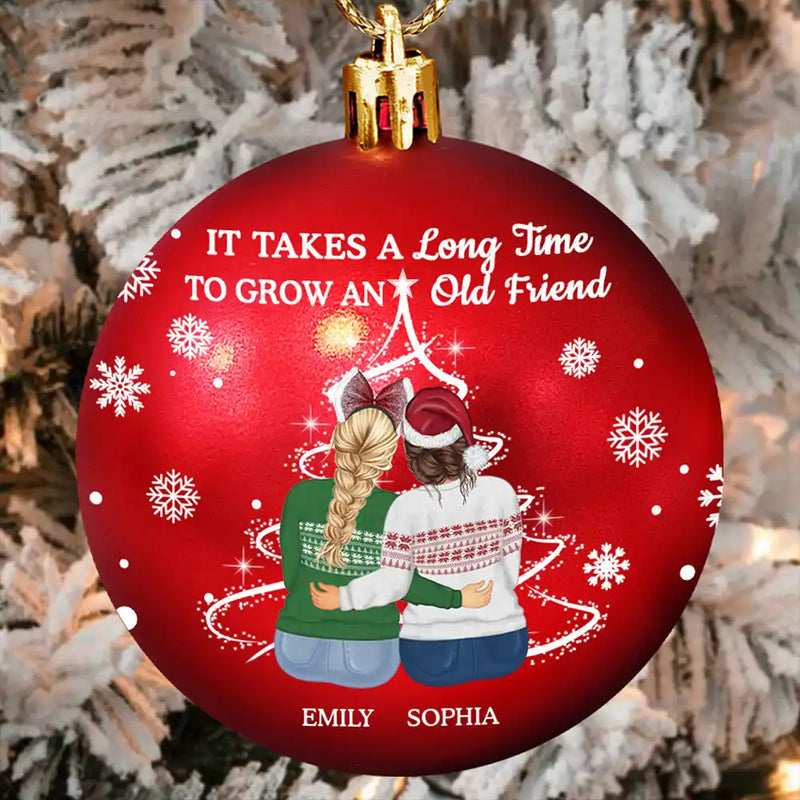 Grow An Old Friend - Personalized Ball Ornament