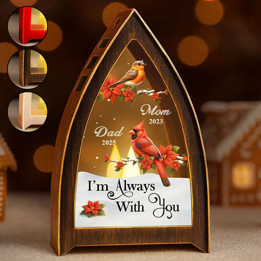 I'm Always With You - Personalized Tabletop Lantern Light