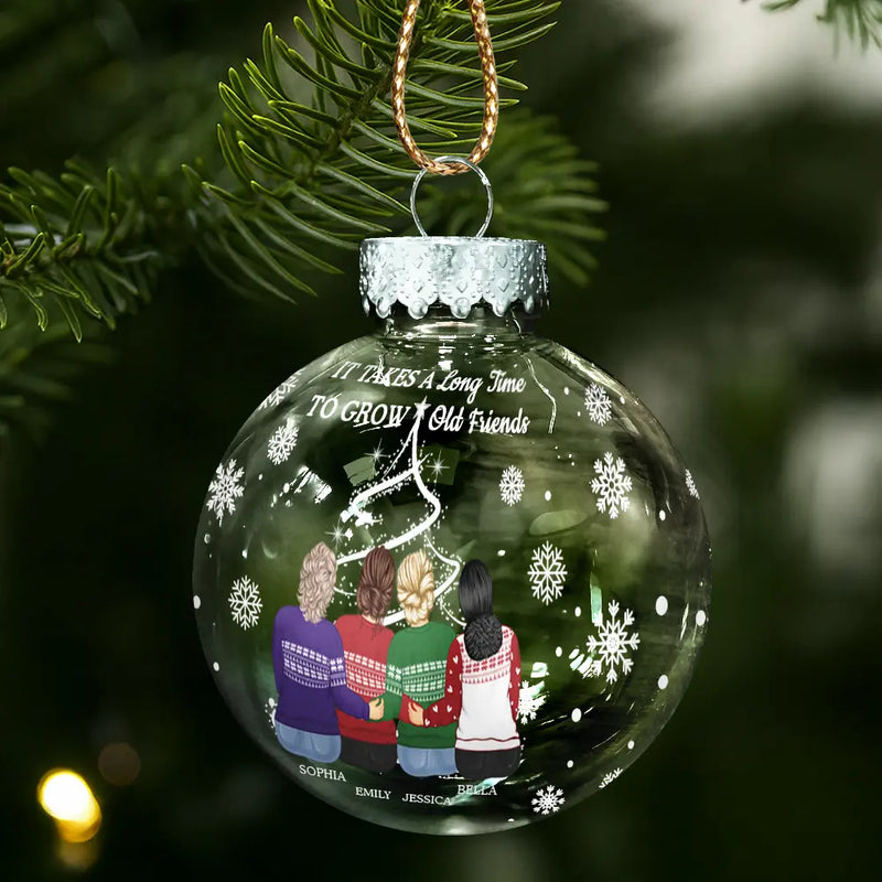 Grow An Old Friend - Personalized Ball Ornament