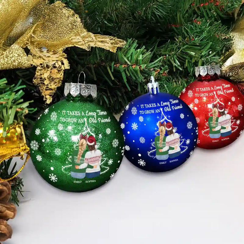 Grow An Old Friend - Personalized Ball Ornament