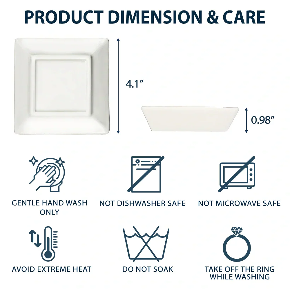 Toile De Jouy Sea Turtle World Full Of Grandmas - Personalized Ring Dish