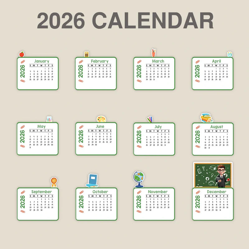 Never Forget The Difference That You Make - Personalized Calendar With Wooden Stand