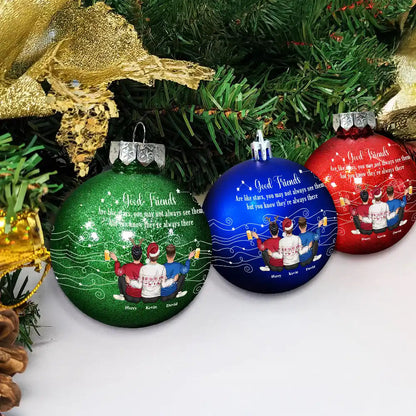 Good Friends Are Like Stars - Personalized Ball Ornament